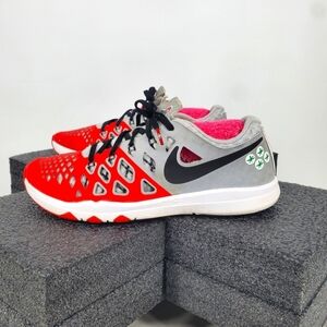 Nike Men Train Speed 4 AMP Ohio State Buckeyes Shoes 8.5 Sneakers 844102-603